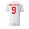 Maglia ufficiale Svizzera Haris Seferovic 9 Trasferta Mondiali 2022 per Uomo